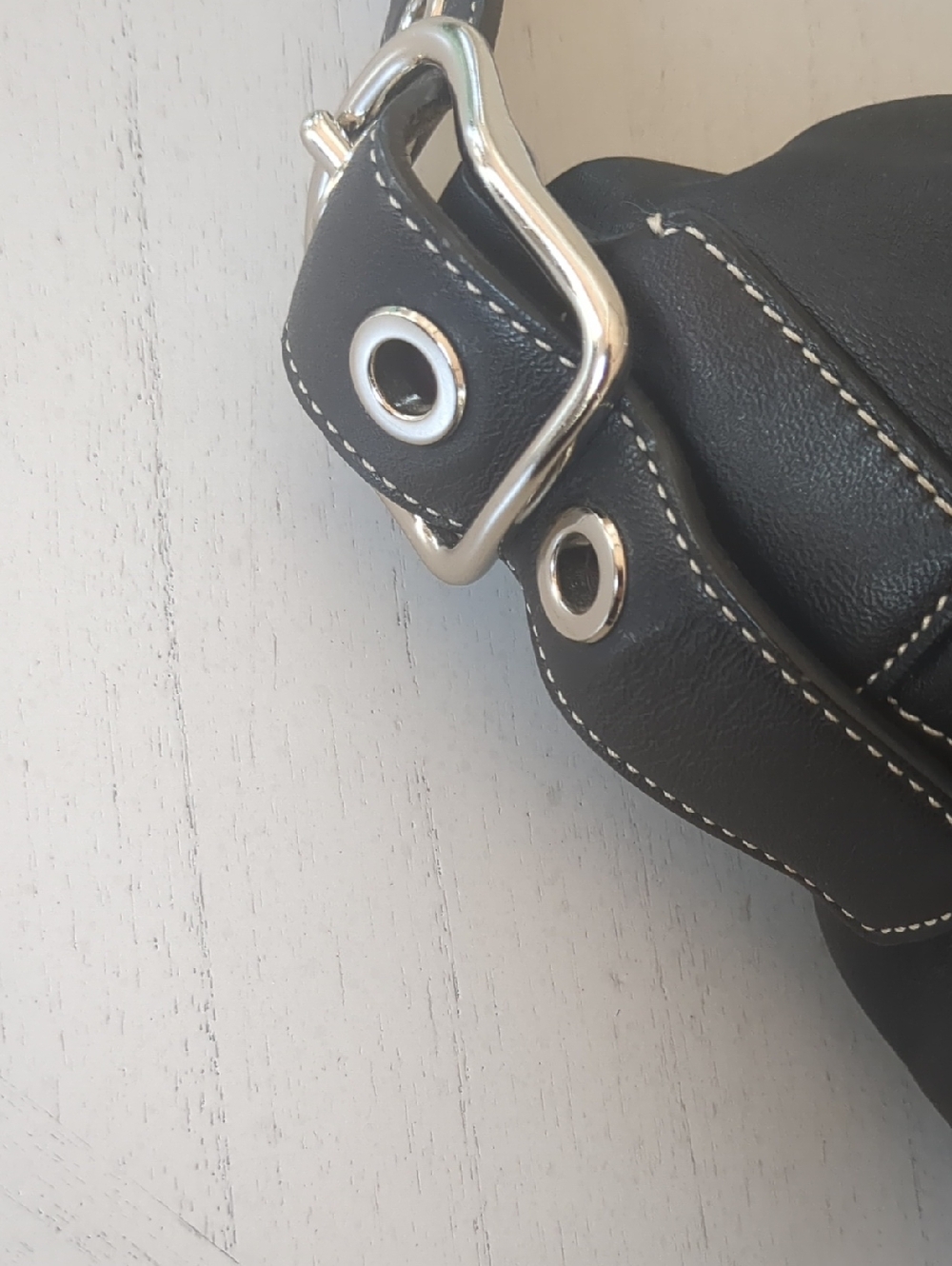 Vintage Coach 1417 Black Genuine Leather East West Legacy Shoulder Bag - Picture 7 of 12